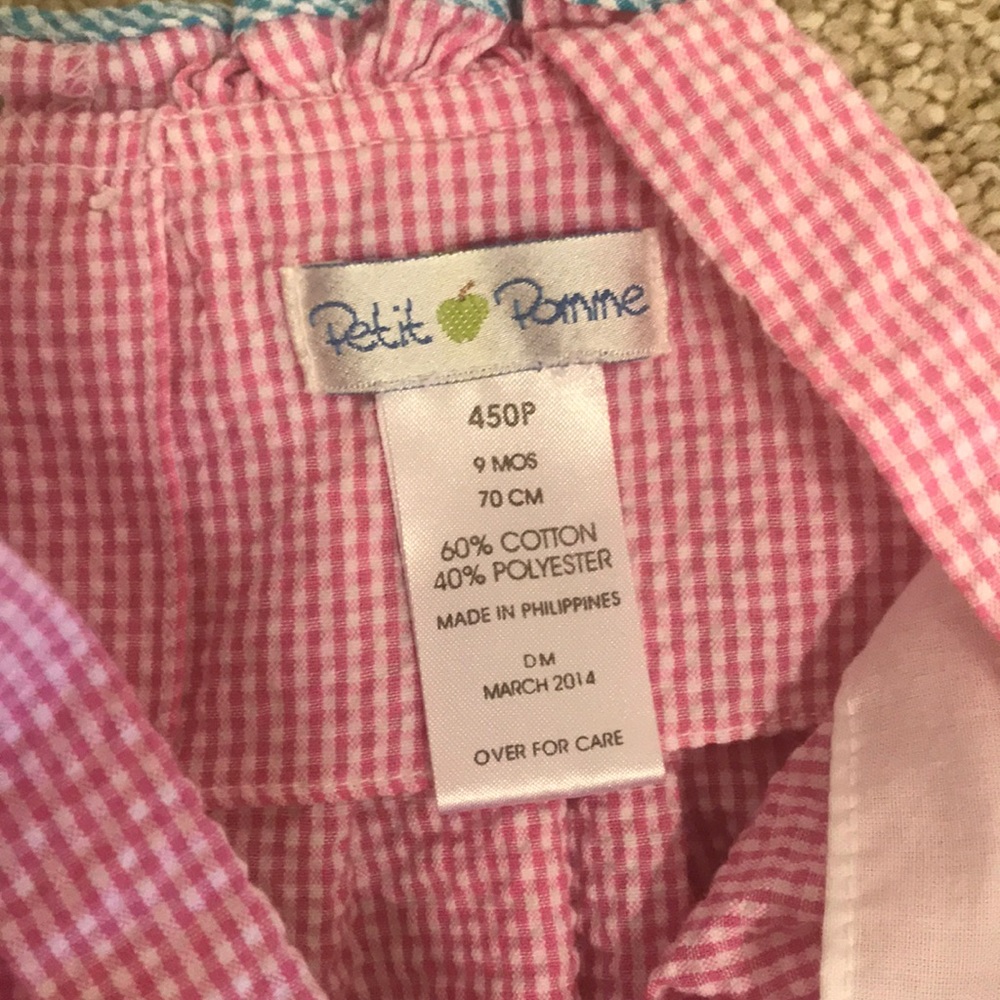 Swing top and Capri pants baby girls set - Picture 2 of 3